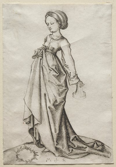 Aptal Bakirelerin İkincisi. by Martin Schongauer