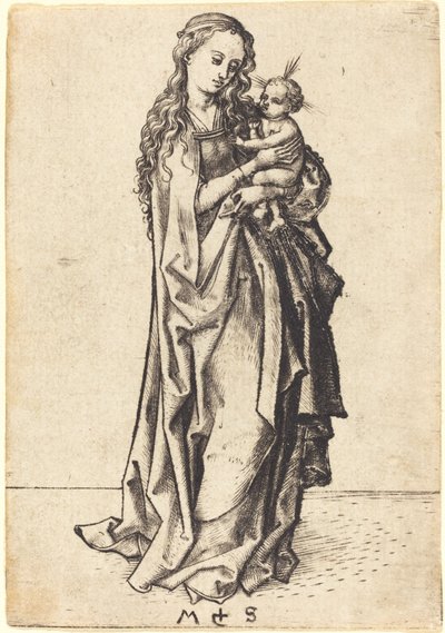 Küçük Madonna ve Çocuk by Martin Schongauer