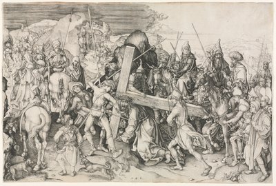 Haç yatağı. by Martin Schongauer