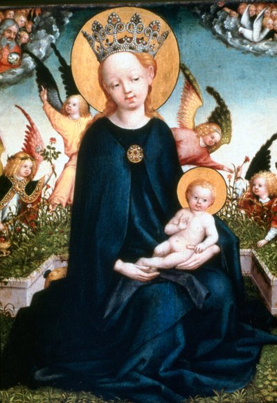 Bakire ve Çocuk, 15. yüzyıl by Martin Schongauer