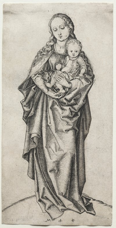 Elmalı Bakire ve Çocuk by Martin Schongauer
