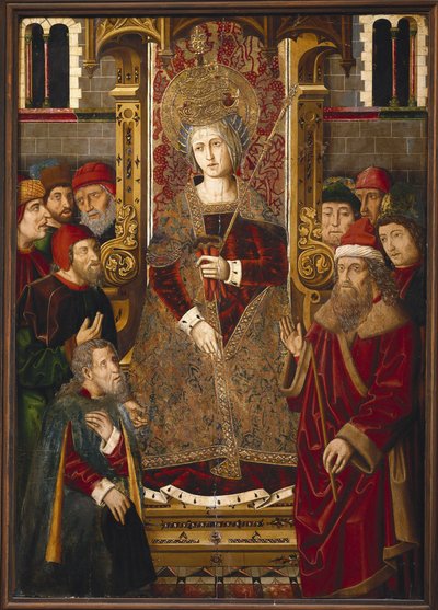 Aziz Helena by Martin & Ximenez Miguel (fl.1466 1505) Bernat