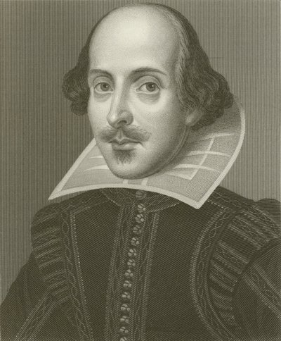 Shakespeare (gravür) by Martin the elder Droeshout