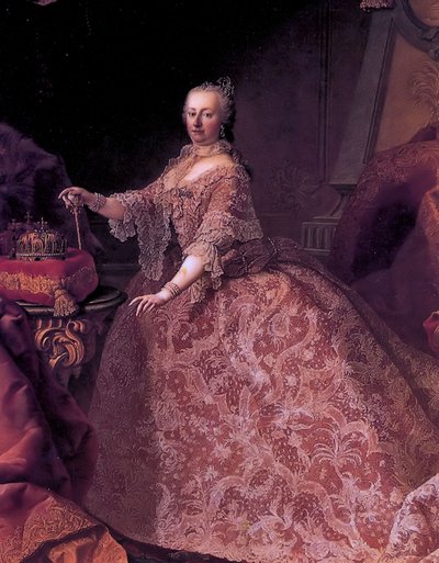 Almanca: Kaiserin Maria Theresia Avusturya İmparatoru Maria Theresia 35 Yaşında by Martin van Meytens