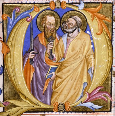 Aziz Peter ve Paul, c.1400 by Martino de Bartolomeo