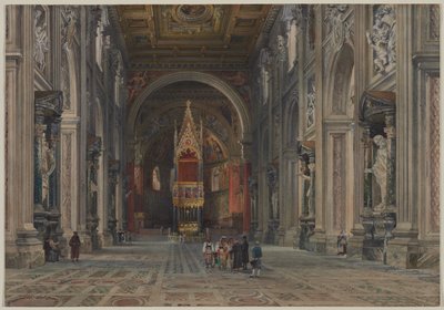 Laterano, Roma, c San Giovanni İçişleri. 1896. by Martino del Don