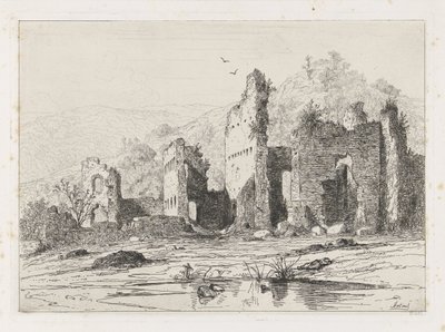 Brandenburg Kalesi Harabeleri by Martinus Antonius Kuytenbrouwer jr.