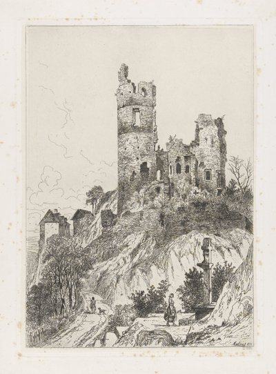 Falkenstein Kalesi Kulesi by Martinus Antonius Kuytenbrouwer jr.