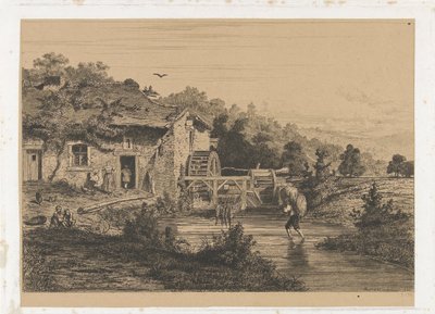 su değirmeni by Martinus Antonius Kuytenbrouwer jr.