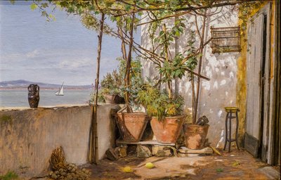 Loggia, Procida by Martinus Rorbye
