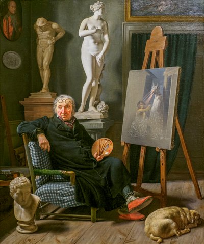 Ressam Christian August Lorentzen by Martinus Rorbye