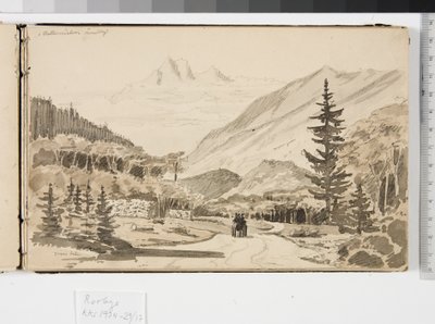 Alp manzarası by Martinus Rørbye