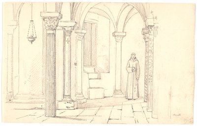 Katedral mahzeni, Otranto by Martinus Rørbye