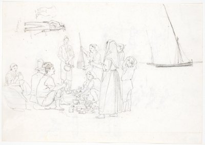 Halk hayatı çalışmaları by Martinus Rørbye