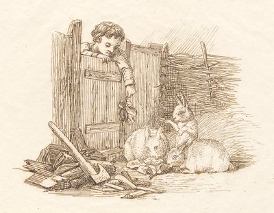 Hey tarafından "Çocuklar için Yarım Yüz Masal" için İllüstrasyon by Martinus Rørbye