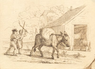Hey tarafından "Çocuklar için Yarım Yüz Masal" için İllüstrasyon by Martinus Rørbye