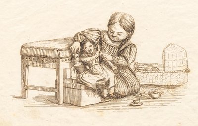 Hey tarafından "Çocuklar için Yarım Yüz Masal" için İllüstrasyon by Martinus Rørbye