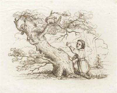 Hey tarafından "Çocuklar için Yarım Yüz Masal" için İllüstrasyon by Martinus Rørbye