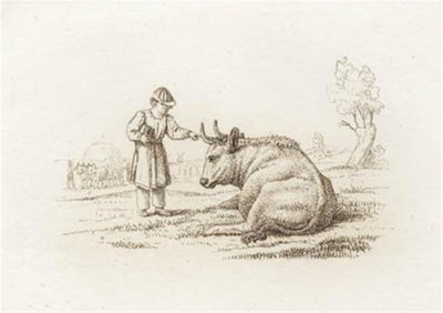 Hey tarafından "Çocuklar için Yarım Yüz Masal" için İllüstrasyon by Martinus Rørbye