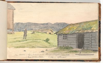 Çiftlikler ile manzara by Martinus Rørbye