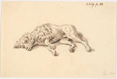 kaniş köpek yalan by Martinus Rørbye