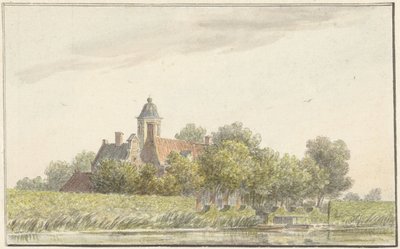 Amstel'de tavus kuşu bahçesi by Martinus van der Jagt