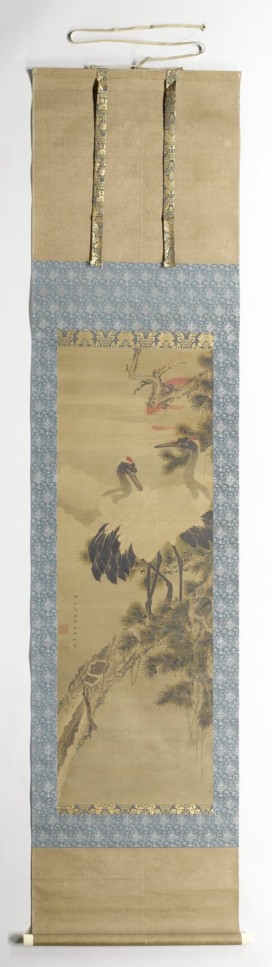 Sabah Güneşinde Turnalar by Maruyama Okyo