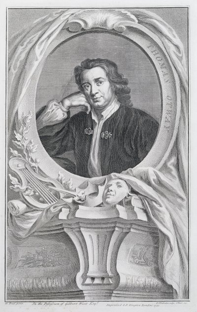 Thomas Otway, Jacobus Houbraken (1698-1780) Amsterdam tarafından oyulmuş, 1741 by Mary Beale