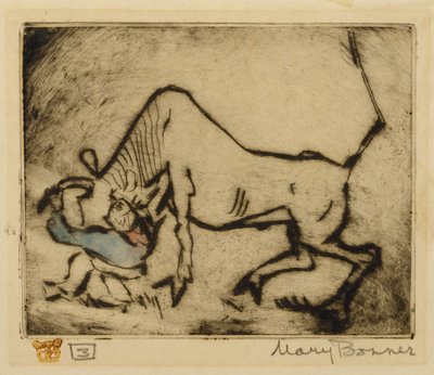 Boğa Dogging (el renginde dağlama) by Mary Bonner
