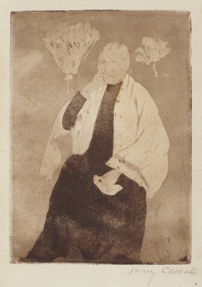 Sanatçının Annesinin Portresi by Mary Cassatt
