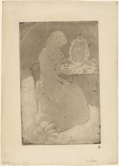 Soyunma Masasında by Mary Cassatt