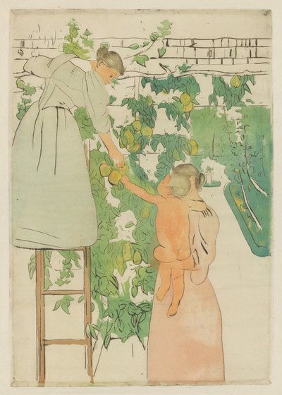 Meyve Toplama by Mary Cassatt