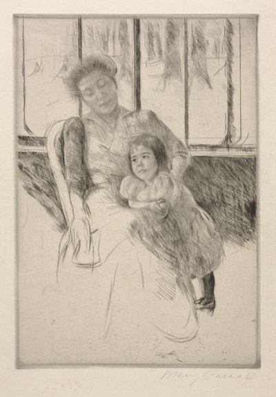Konservatuarda, c. 1901. by Mary Cassatt