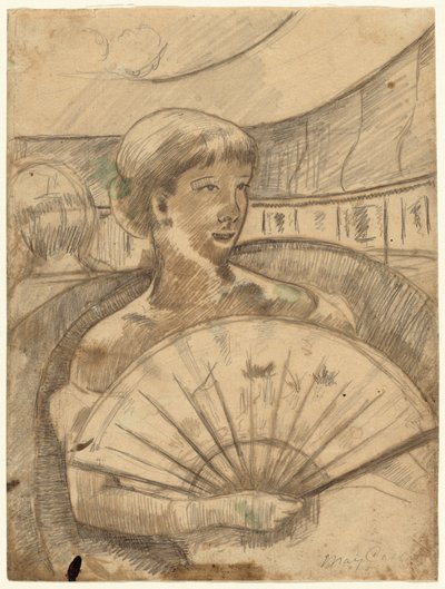 Opera Kutusunda (No. 3) [rekto] by Mary Cassatt