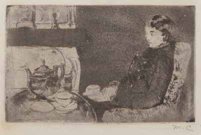 Lydia ikindi çayı by Mary Cassatt