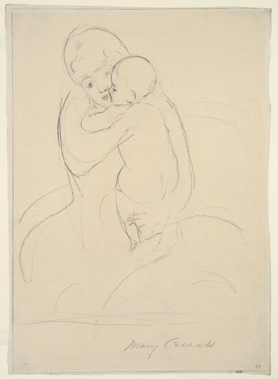 Anne Okşaması, 1921 by Mary Cassatt