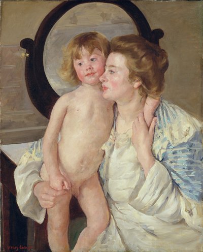Anne ve Oğlan, 1899 dolayları by Mary Cassatt