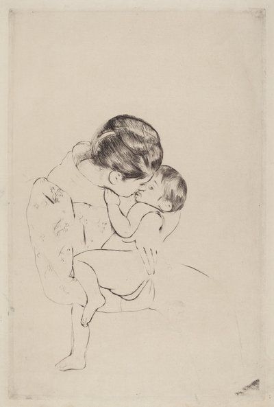 annenin öpücüğü by Mary Cassatt