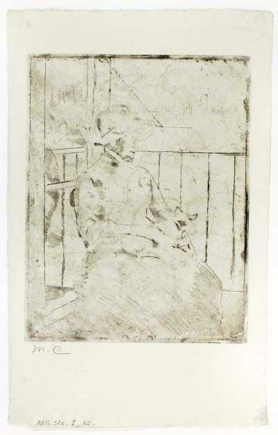 Balkonda by Mary Cassatt