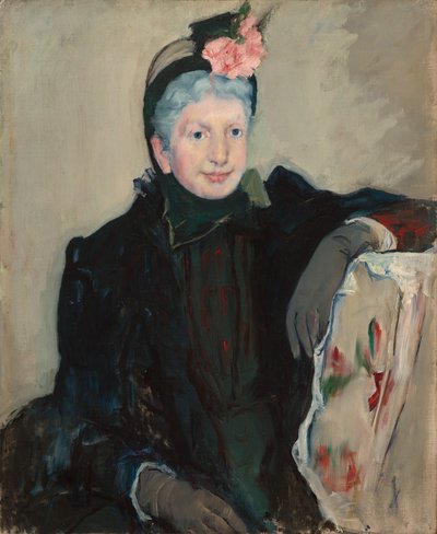 Yaşlı Bir Kadının Portresi, c. 1887. by Mary Cassatt