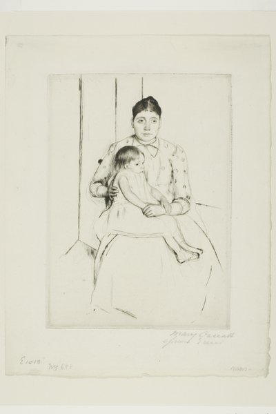 dinlenmek by Mary Cassatt