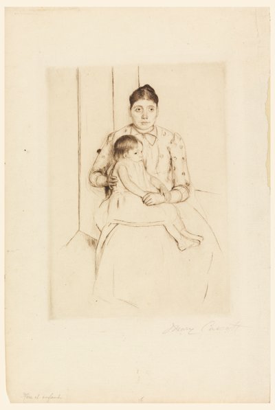 dinlenmek by Mary Cassatt