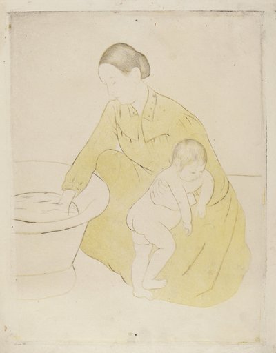 Hamam, 1890-1891. by Mary Cassatt