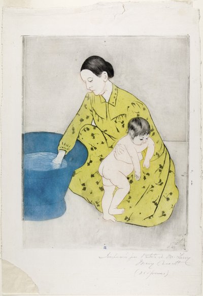 Hamam, 1890-91 by Mary Cassatt