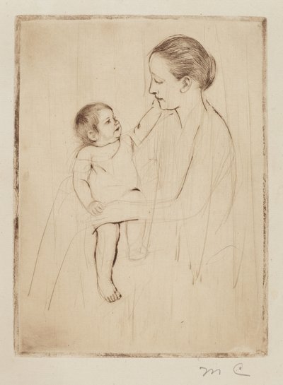 Çare, c. 1891. by Mary Cassatt