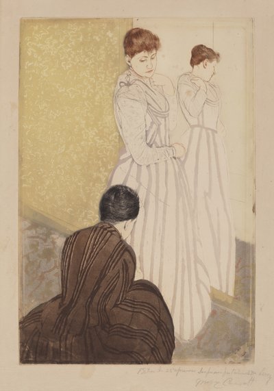 Montaj, 1890-1891. by Mary Cassatt