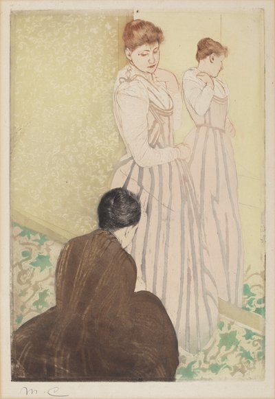 Montaj, 1890-1891. by Mary Cassatt