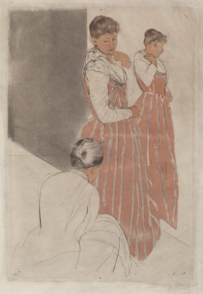 Montaj, 1890-1891. by Mary Cassatt