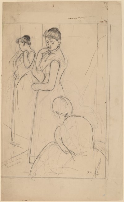 Uydurma [rekto], 1890-1891. by Mary Cassatt