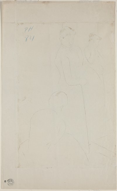Uydurma [verso] by Mary Cassatt